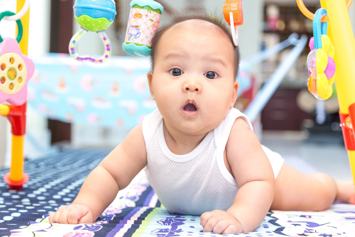 Bedruckte Tanktops für Jungen im 6er-Pack