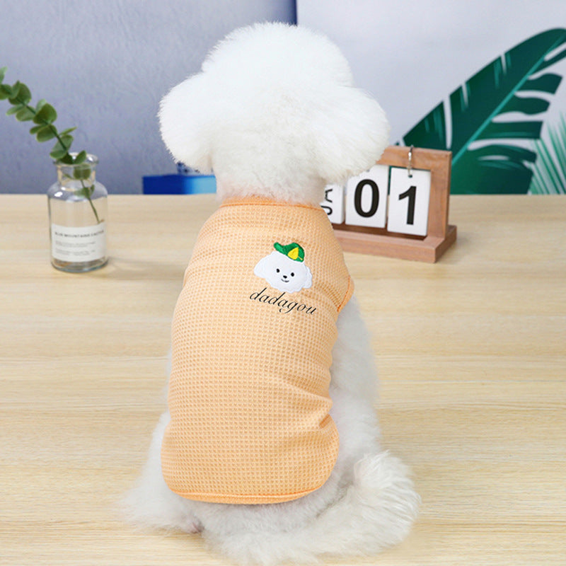 Pet Dog Fashion Embroidery Vest