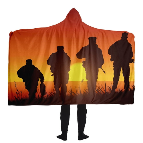 Navy Seal Training Silhouette Kapuzendecke 