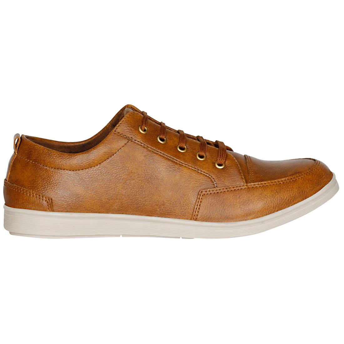 Generic Men Tan Brown Color Synthetic Material