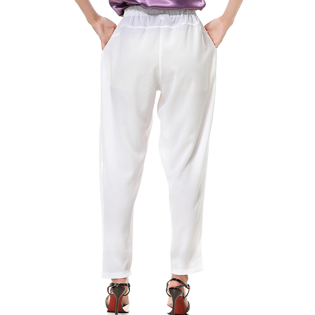 Ladies Long Casual Harem Pants