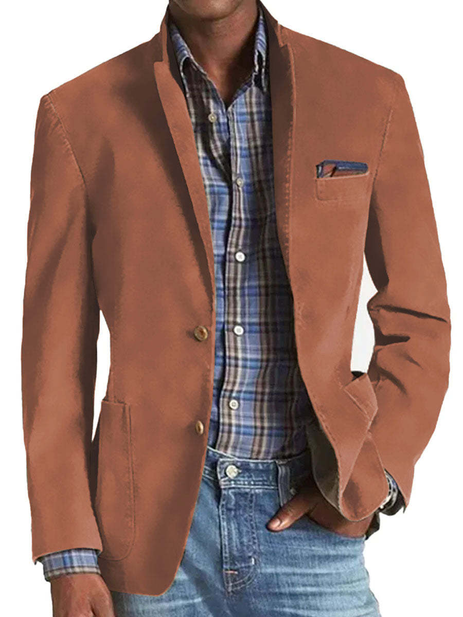 Traje de mezclilla casual de color sólido para hombre, traje para hombre, trajes para hombre, ropa para hombre, atuendo, disfraces para hombre, elegante, formal, clásico