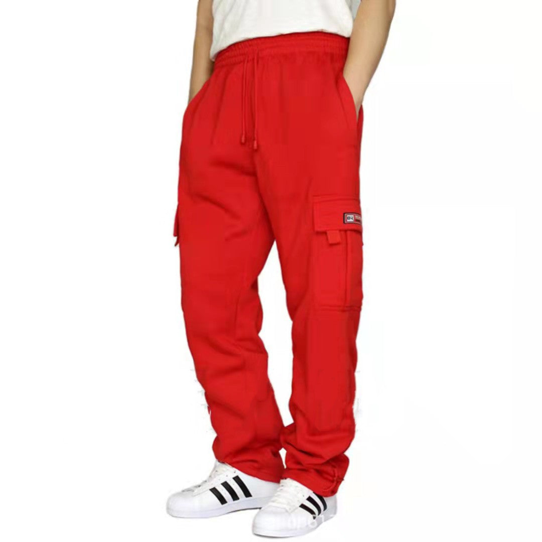 Herrenhose Jogginghose Stretch Elastische Taille Jogger Sporthose Kordelzug Hose Mode Herrenbekleidung