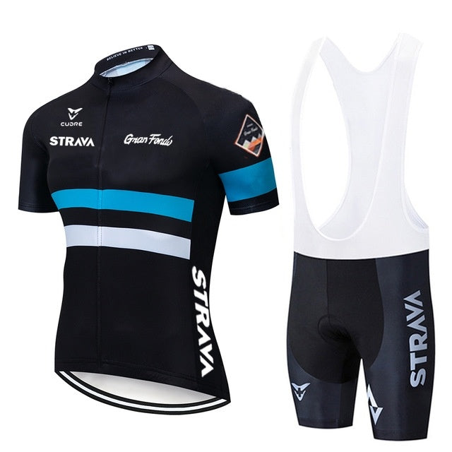 Conjunto de ropa de ciclismo para hombre, camiseta de ciclismo de verano