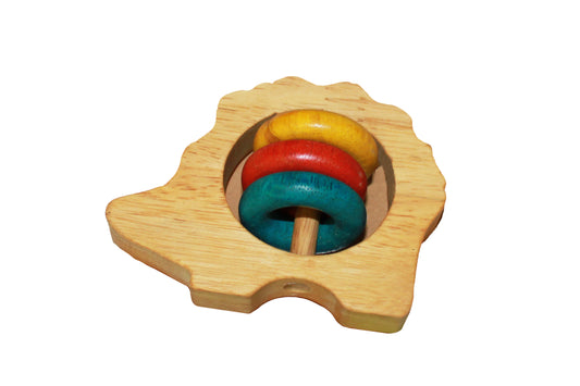 QToys Australia (USA) ECHIDNA RATTLE