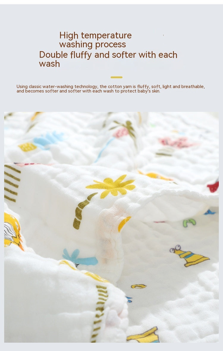 Newborn Baby Printed Pure Cotton Gauze Blanket