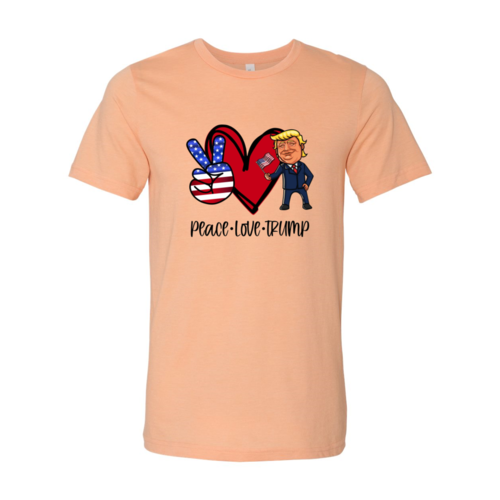 Camiseta Paz, amor, Trump