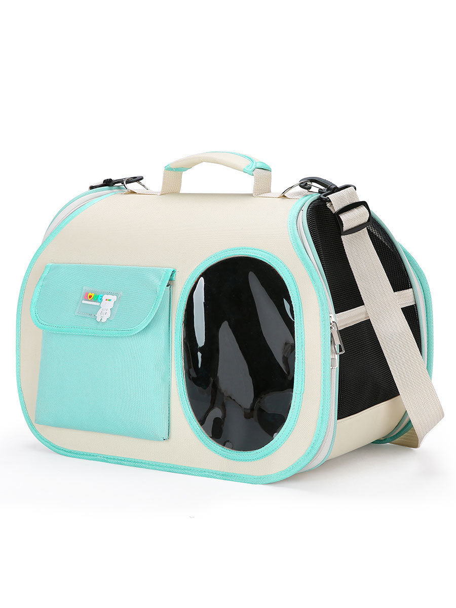 Mochila portátil para exteriores, plegable, portátil, transpirable, para gatos, mascotas y perros