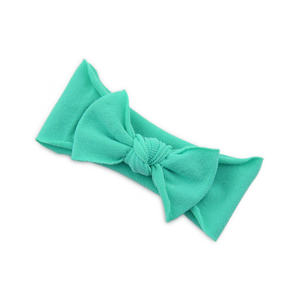 Baby Hair Accessories Solid Color Knotted Headband