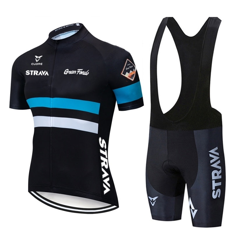 Conjunto de ropa de ciclismo para hombre, camiseta de ciclismo de verano