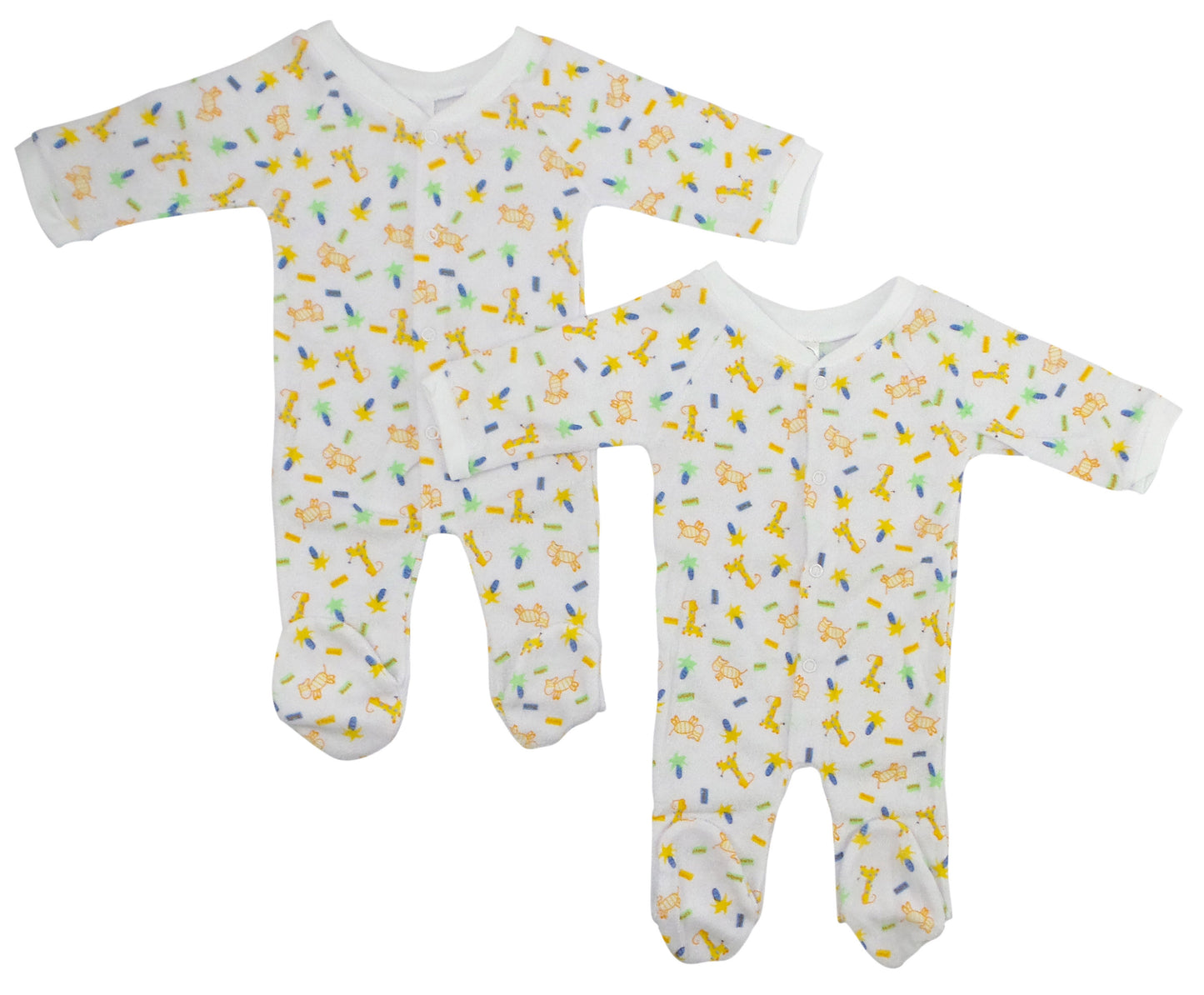 Paquete de 2 mantas Terry Sleep &amp; Play