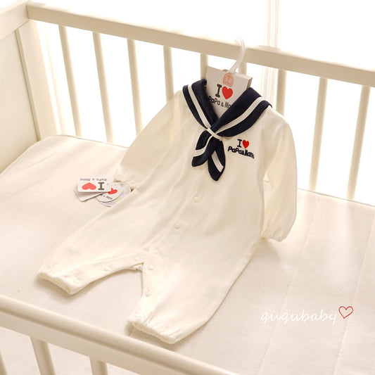 Marine-Stil Baby-Kleidung Neugeborenen-Kleidung Baby-Strampler