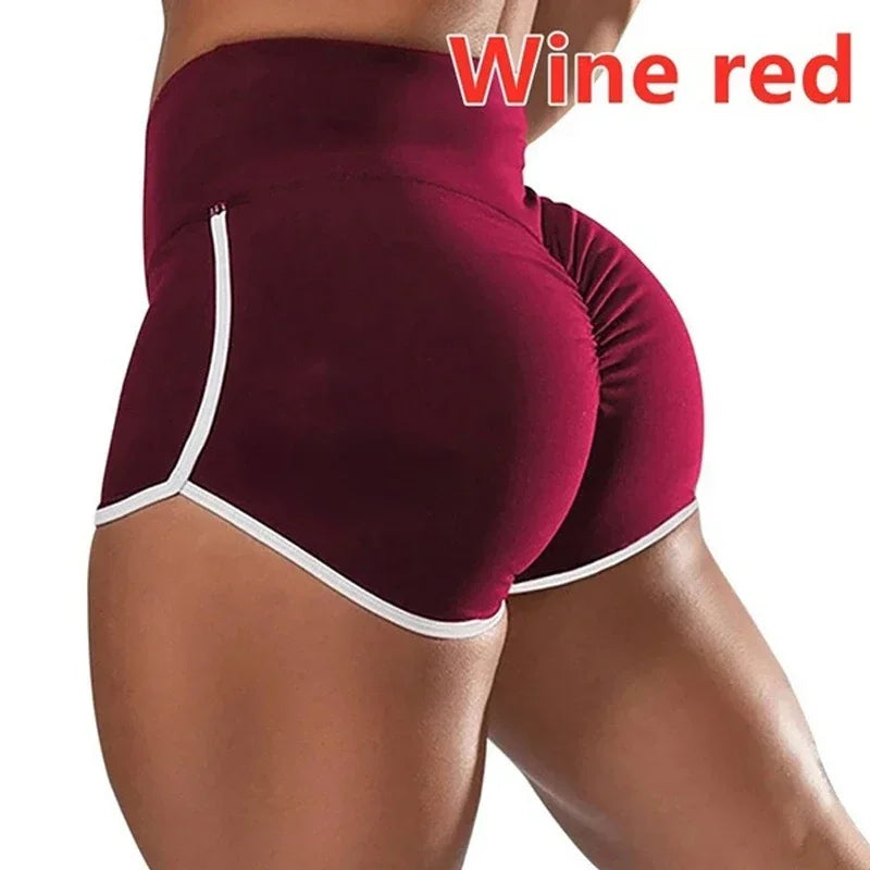 Custom LOGO Women Shorts High Waist Fitness Sports Breathable Push Up Leggings Gym Running DIY Female Yoga Shorts S-5XL