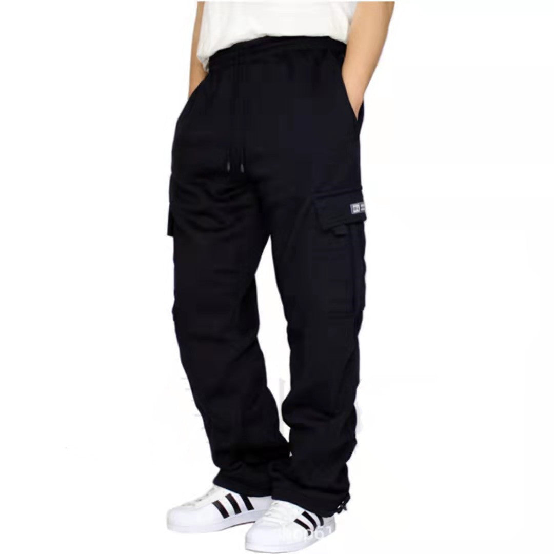 Herrenhose Jogginghose Stretch Elastische Taille Jogger Sporthose Kordelzug Hose Mode Herrenbekleidung