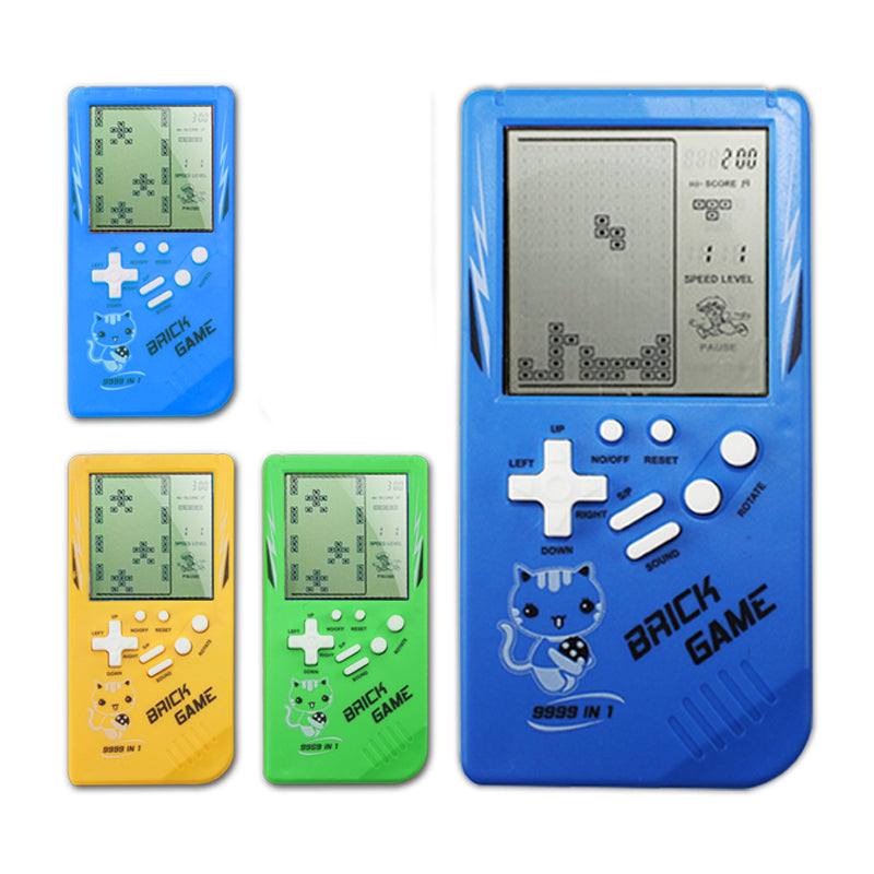 Consola portátil retro de Tetris para niños