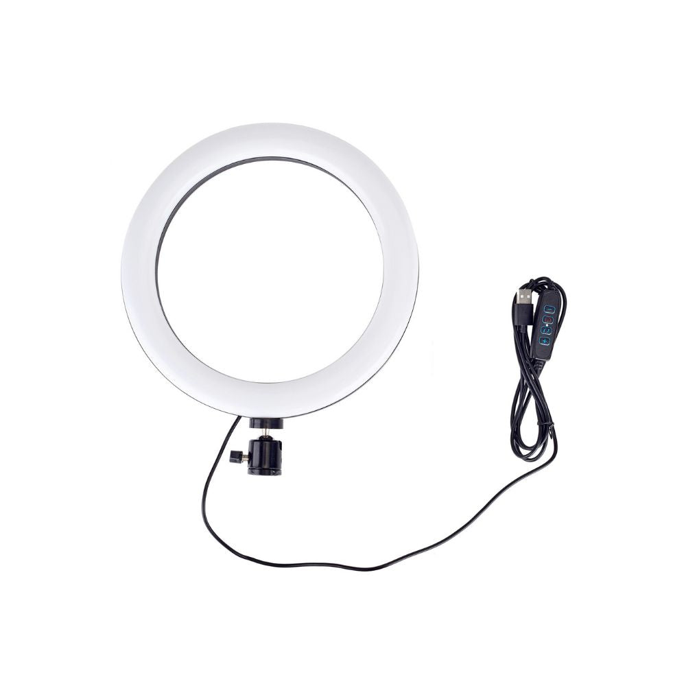 Kit de anillo de luz LED con trípode para teléfono de 10"