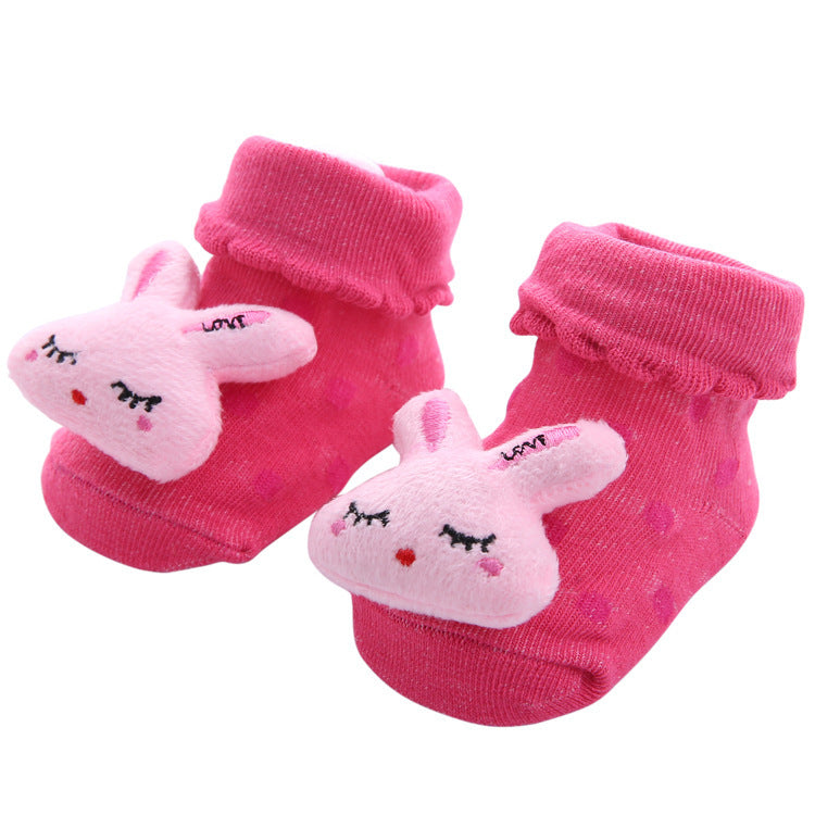 Cartoon Anti-Skid Three-Dimensional Baby Socks Newborn Baby Socks Doll Socks Wholesale