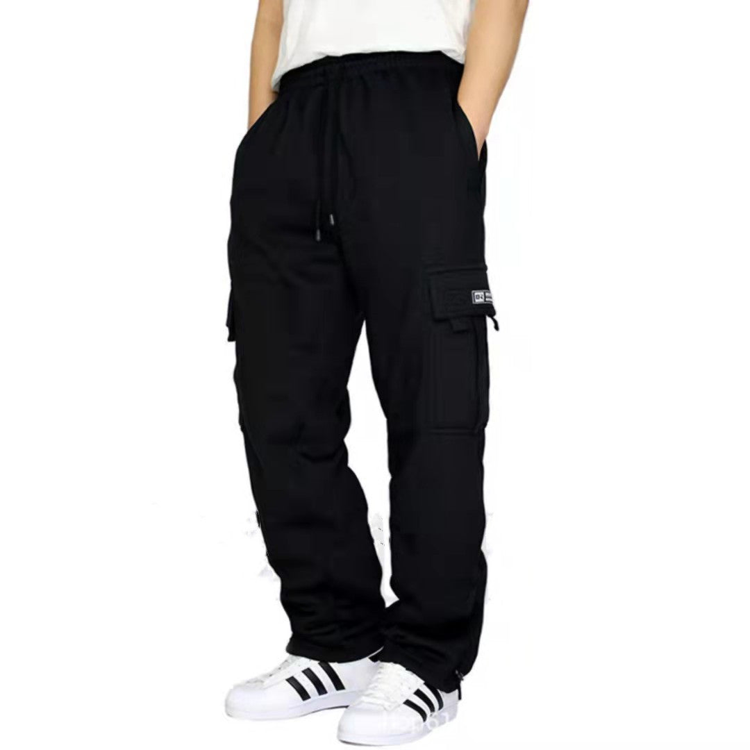 Herrenhose Jogginghose Stretch Elastische Taille Jogger Sporthose Kordelzug Hose Mode Herrenbekleidung