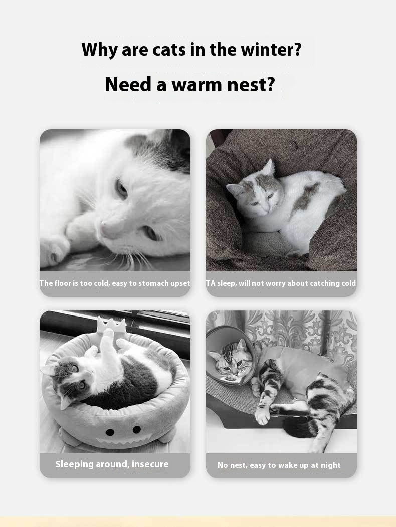 Autumn And Winter Cat Triangle Christmas Elk Warm Nest