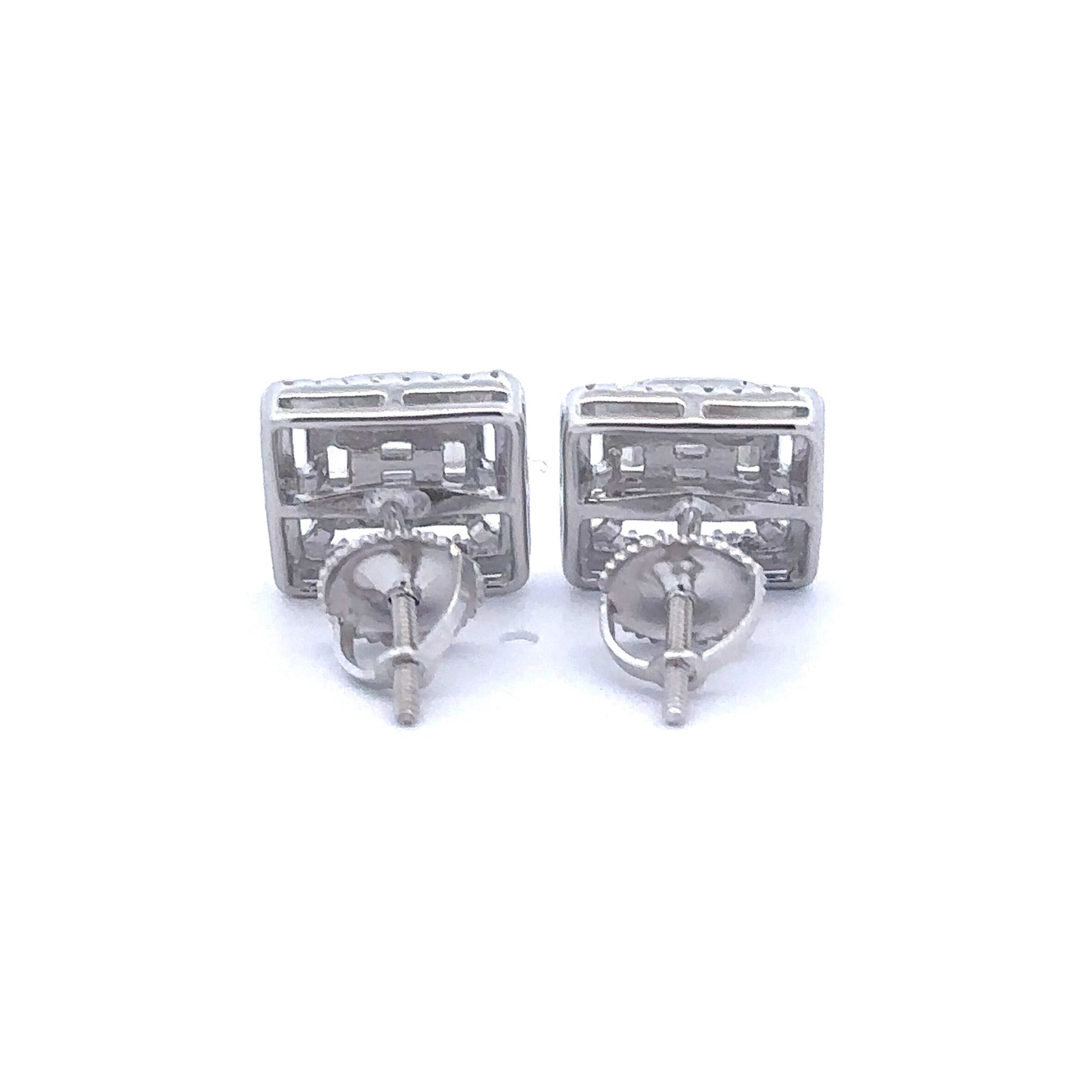 PENDIENTES ELIN CON CZ 925 Y RODIO ICED OUT | 9222721