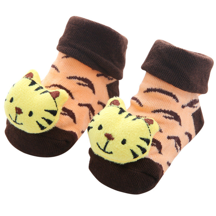 Cartoon Anti-Skid Three-Dimensional Baby Socks Newborn Baby Socks Doll Socks Wholesale