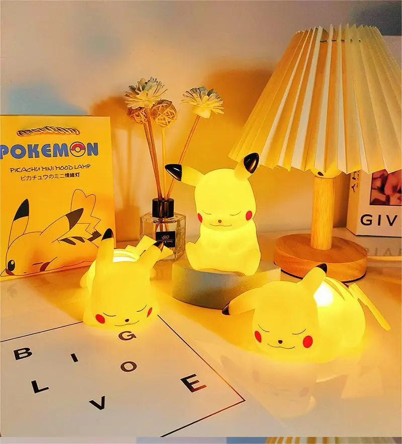 Pokemon Pikachu Night Light Glowing Children Toy Pokemon Pikachu Cute