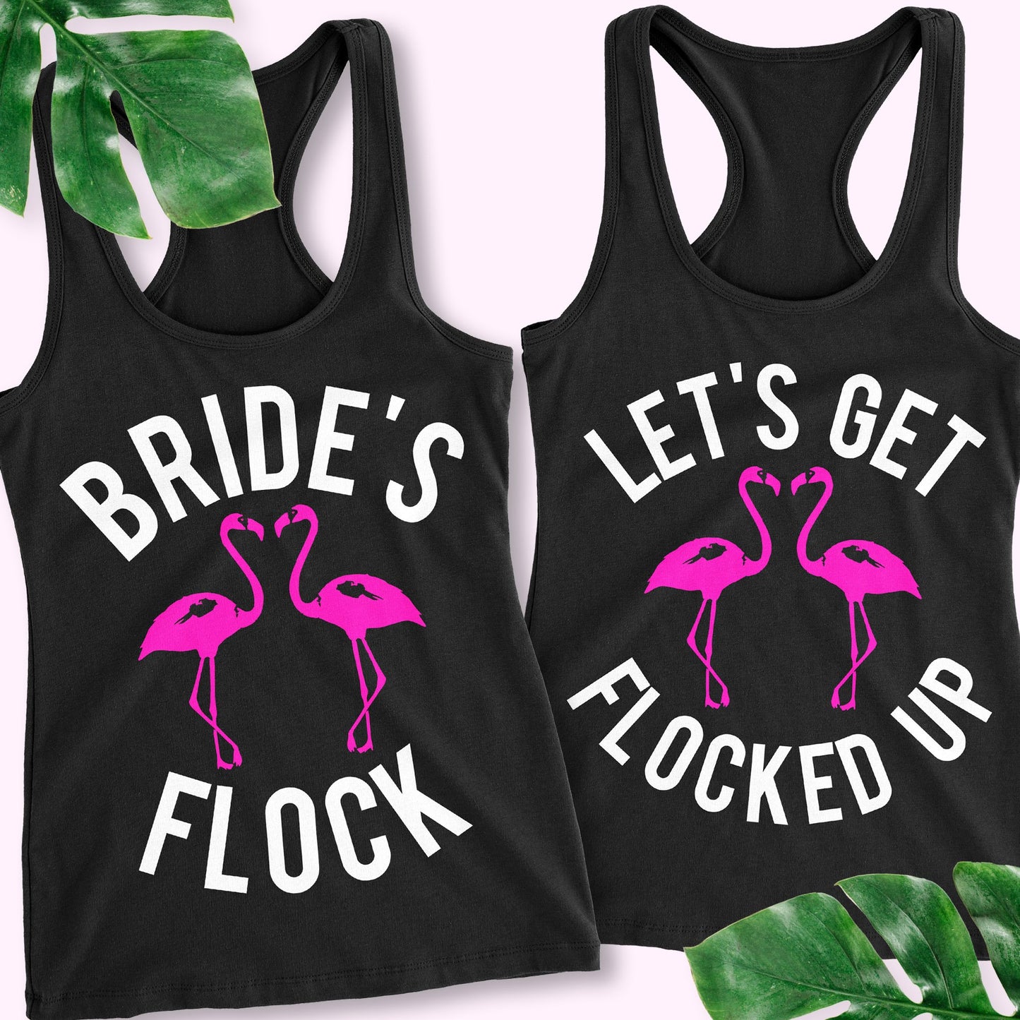 Bride's Flock Flamingo Tank Tops - Pick Style