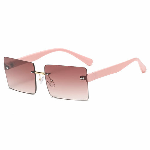 Neu Fashion Square Sonnenbrille Männer Und Frauen Reis Nagel Rahmenlose