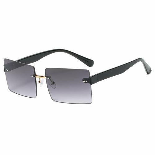 Neu Fashion Square Sonnenbrille Männer Und Frauen Reis Nagel Rahmenlose