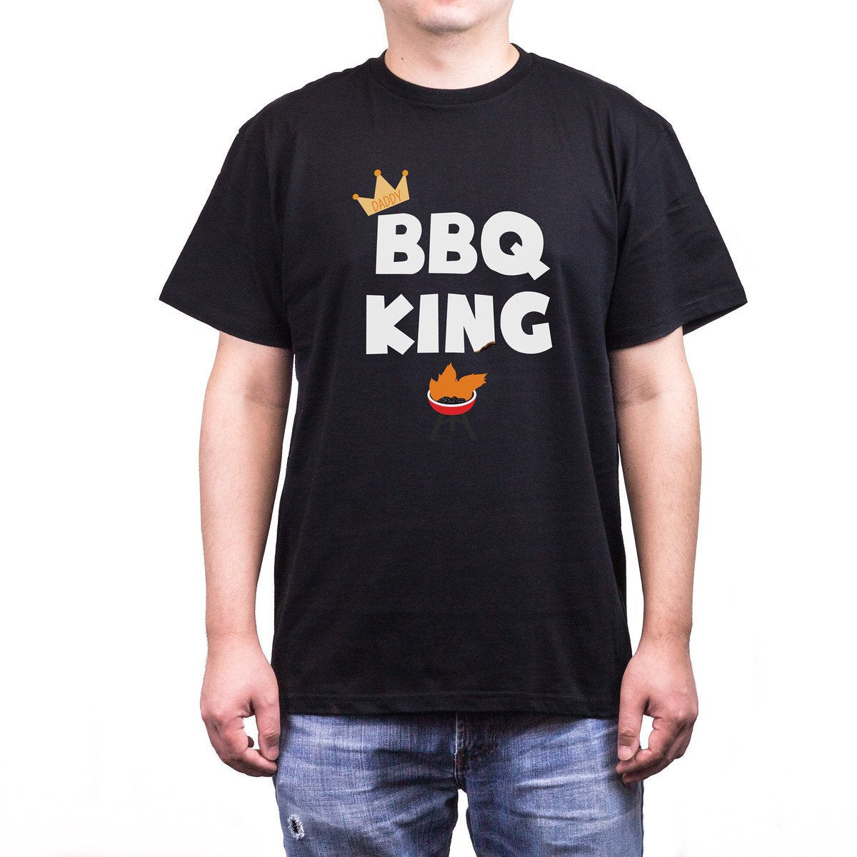 Camiseta para hombre Bbq King Daddy