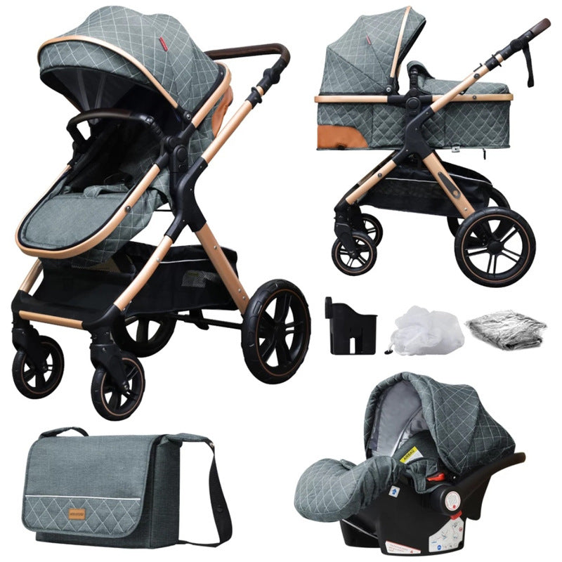 Baby Sitting Lying Lightweight Folding Multi-function Cart