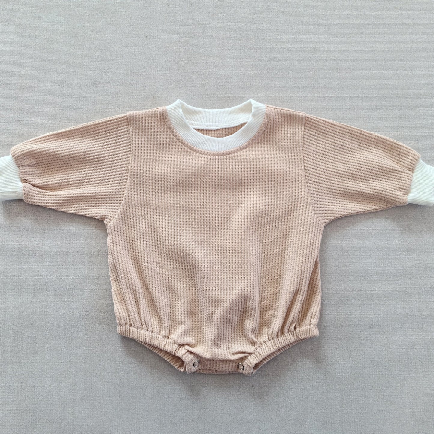 Baby Waffle Cotton Loose Bodysuit