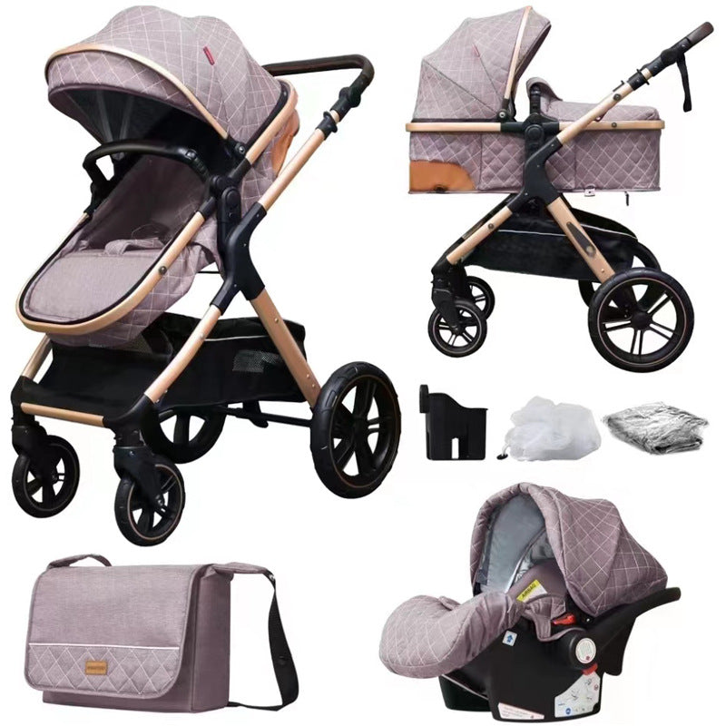 Baby Sitting Lying Lightweight Folding Multi-function Cart