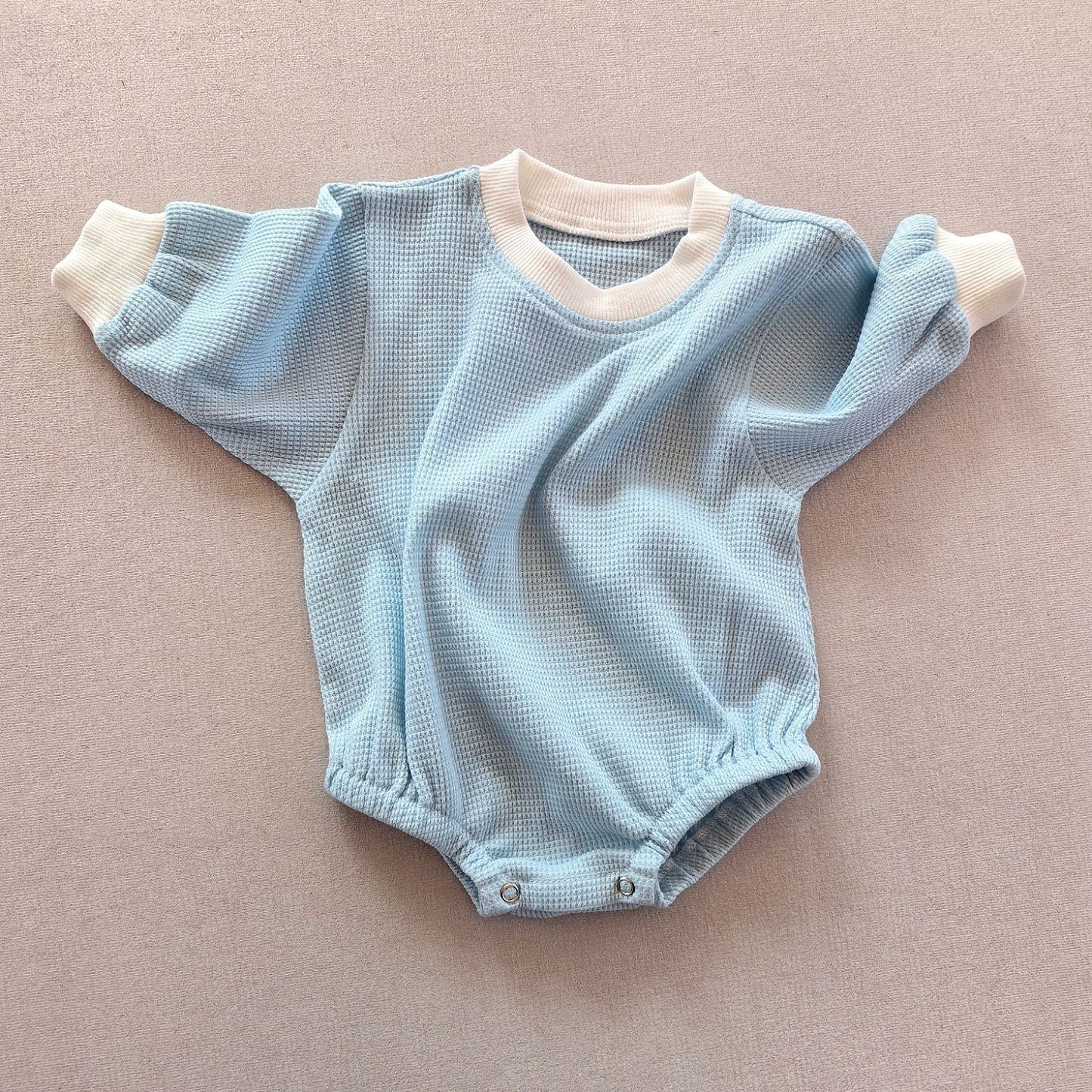 Baby Waffle Cotton Loose Bodysuit