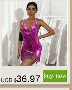 Sexy durchsichtiges Strass-Sommerkleid für Damen, glänzendes Netz-Club-Strandpartykleid, Vestido Elegante, Langarm-Abendkleider