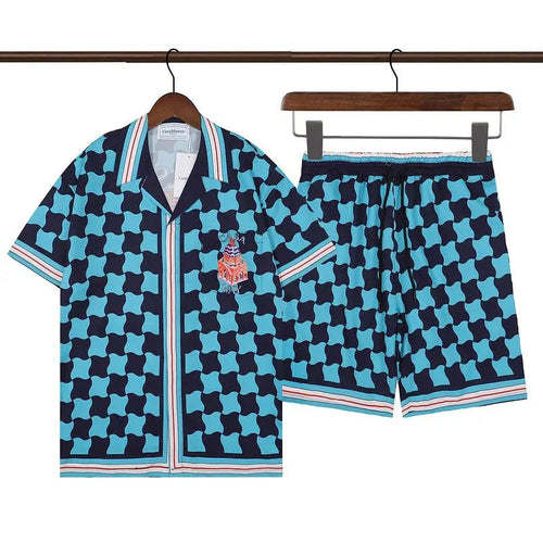 Summer vibes men Beach shorts set