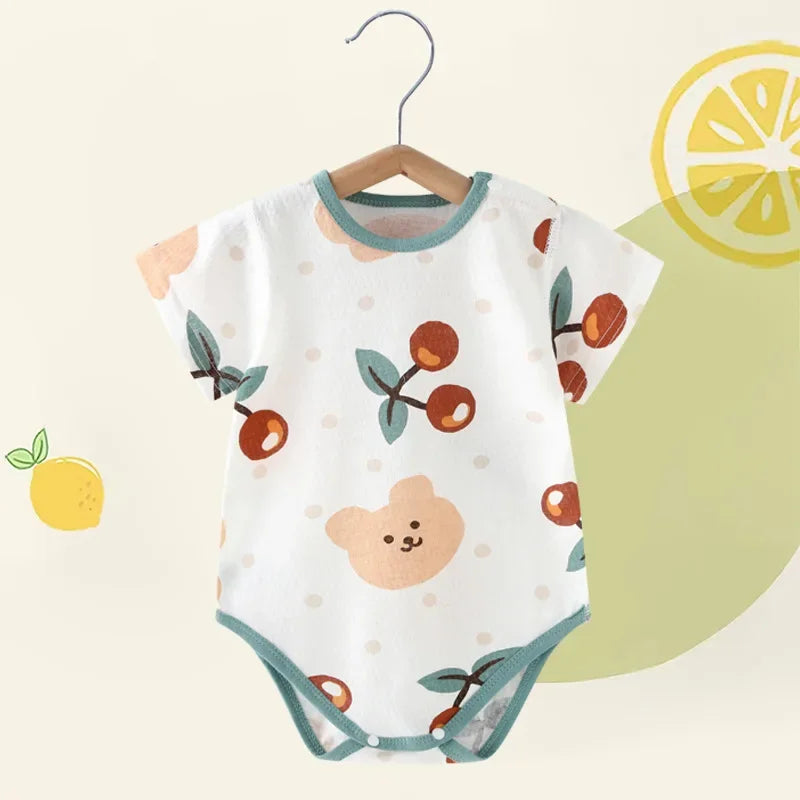 Baby Dreieckige Crawl Onesies Infantil Overall Kleidung Kurze Sommer Hülse Version Neugeborenen Bebe Kinder Kleidung Kinder Kostüm