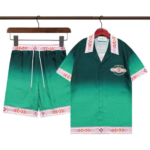 Summer vibes men Beach shorts set