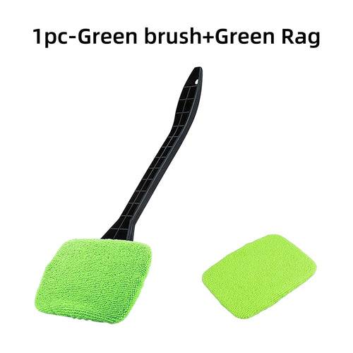 Car Window Cleaner Brush Kit Microfiber Windshield Cleaning Tool Auto