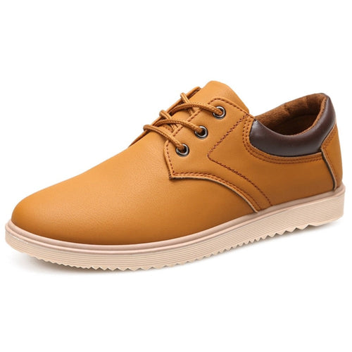 Lässige, flache Oxford-Sneaker für Herren