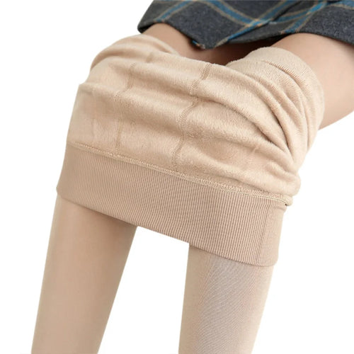 Winter Leggings Für Frauen Warme Leggins Einfarbig Samt Leggins Hohe 