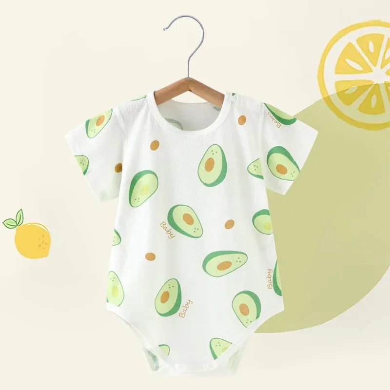 Baby Triangular Crawl Onesies Infantil Jumpsuit Clothes Short Summer Sleeve Version Newborn Bebe Children Clothing Kids Costume