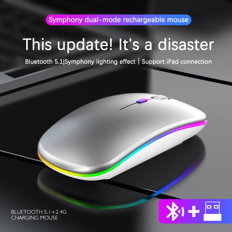 Kabellose RGB-Bluetooth-Maus