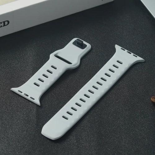 Sportarmband für Apple Watch Ultra 10 9 8 7 6 SE 5 Weiches Silikon 