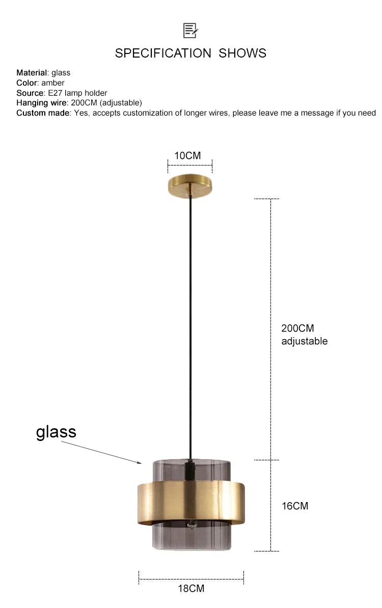 Moderne Glas-Kronleuchter Beleuchtung Schlafzimmer Dekor Esszimmer Pendelleuchte Küche Leuchte Hängelampe Restaurant Bar Lüster