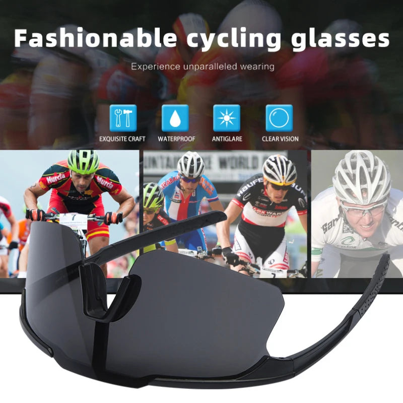 Cycling Sunglasses for Men Women Sport Polarized Lens Outdoor Sunglasses Bike Glasses Bicycle Eyewear Windproof Driving Goggles