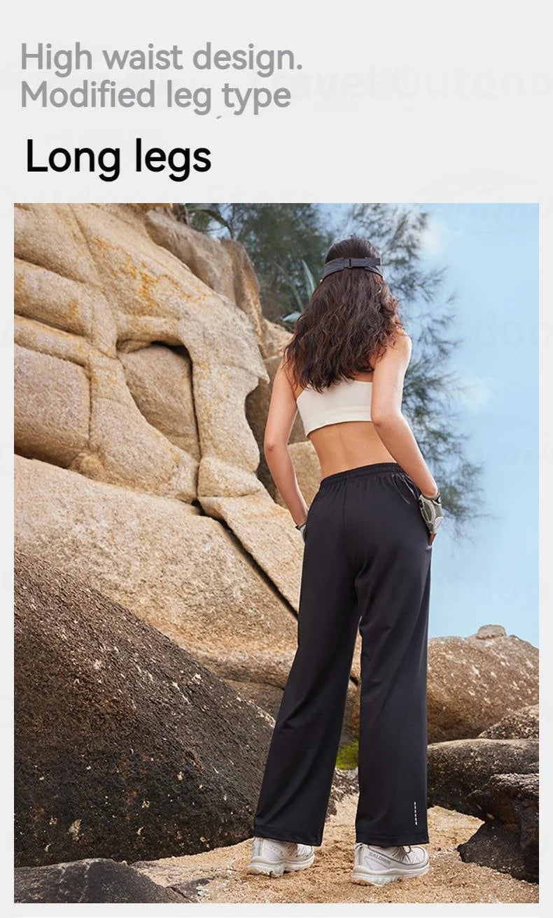 Pantalones de senderismo Naturehike para mujer, de verano, de secado rápido, para acampar al aire libre, escalar, transpirables, impermeables, con protección solar contra el hielo, para entrenamiento