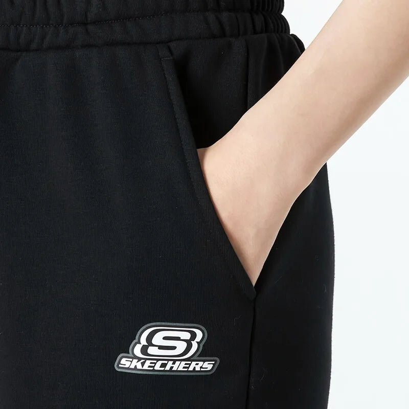 Pantalones deportivos Skechers para mujer, de moda para exteriores, para correr, cómodos, transpirables, informales, de punto, largos