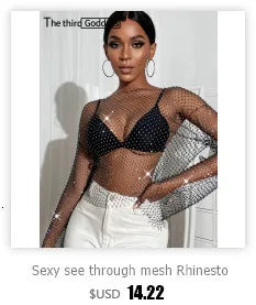 Sexy see through Rhinestone summer dress women shiny fishnet club beach party dress vestido elegante long sleeve evening dresses