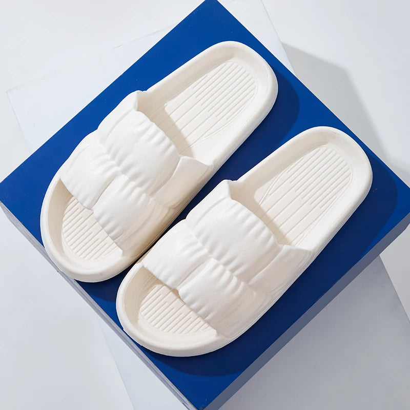 2023 Women Soft Sole Cloud Slippers Thick Platform Indoor Outdoor